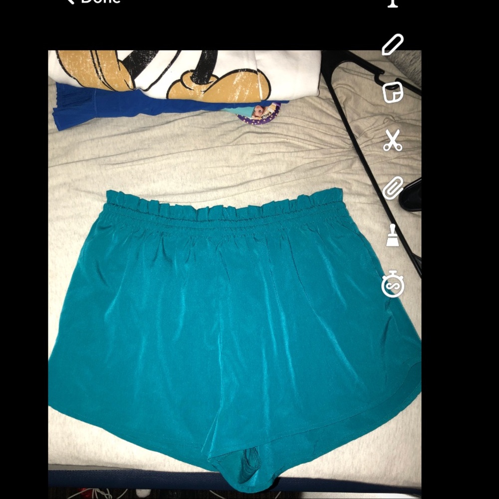 Teal forever 21 shorts